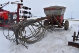 Gandy Orbit Air 64GS24S On Shopbuilt Gooseneck Cart, Ground Driven, Very Rusty