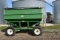 J & M 350-20 Gravity Box, Double Compartment, 13 Ton Gear, Roll Tarp, 13’ MJM Hydraulic Brush Auger,