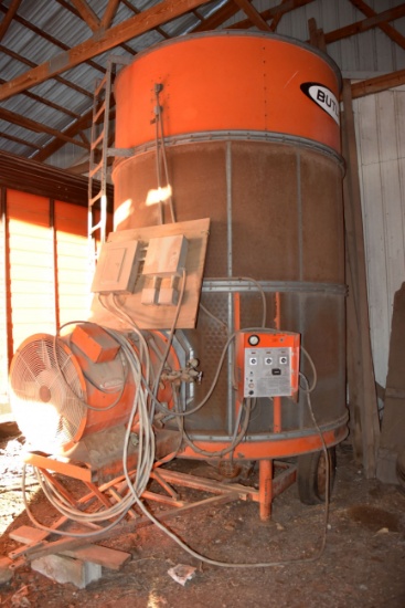 Butler (Kan-Sun) Grain Dryer Model 8-13-10, 233 Bushel Capacity, LP Gas, Single Phase, 424 Hours, Wi