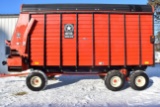 Meyers 4516 TSS Forage Box, 16’, Unload Extension With Meyers 1200 Series Running Gear, 12 Ton Tande