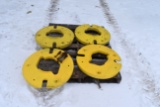 4 John Deere Wheel Weights, Selling 4 x $