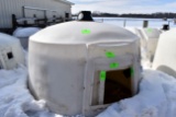 Poly Dome Calf Nursery With Buckets