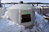 Poly Dome Calf Nursery With Buckets