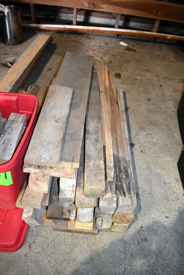 Assortment Of Lumber, Blocks & Sheeting