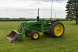 1979 John Deere 2640 Diesel Open Station With John Deere 146 Loader, 7' Loader Bucket, 15.5-38 Tires