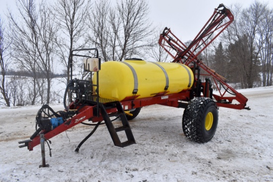 Demco Model HP, 550 Gallon Crop Sprayer, 60’ X-Fold Booms, Foamer, Banjo Fittings, Quick Fill Valves