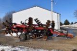 Case IH Ecolo-Tiger 870 Ripper, 11 Shank, 24’ Wide, Double Disc Rock Flex Front Gangs With 22” Blade