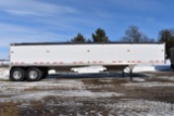 2007 Timpte H4002 Super Hopper Grain Trailer, 40’x66”x96”, Roll Tarp, Air Ride, Air Scale, 24.5 Rubb