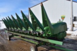 2011 John Deere 608C StalkMaster Corn Head Chopping Head, Hyd Deck Plates, 8 Lankota Stalk Stompers,