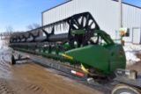 2012 John Deere 630F Hydra-Flex Bean Head, Single Point Hookup, Single PTO, Full Finger Auger, 2” Cu