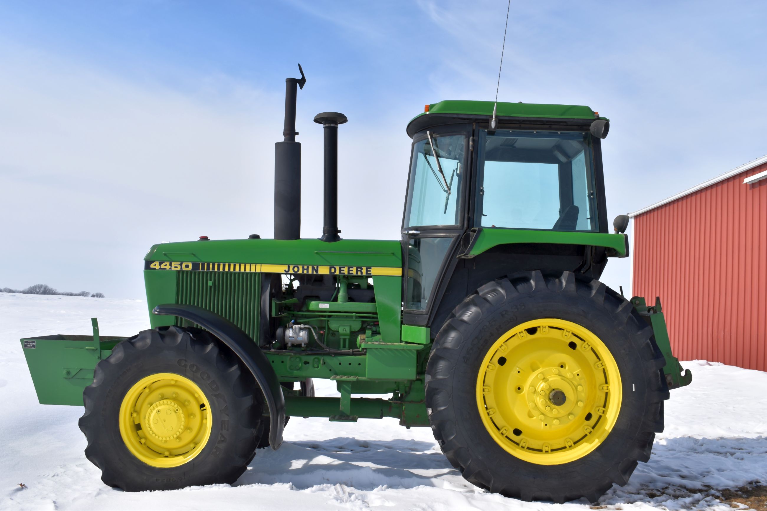 1985 John Deere 4450 MFWD Tractor, 3,610 Actual H | Proxibid