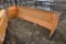 New/Unused 10' Snow Pusher, Metal Cutting Edge, U