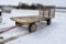 8'x16' Flat Bed Hay Rack On Knoles 8 Ton Running,