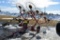 Tonutti RCS 10 Wheel V-Rake, On Hydraulic Cart