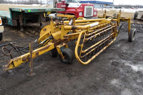 Vermeer Twin Rake, 6 Bar Rakes, Rubber Mount Teet