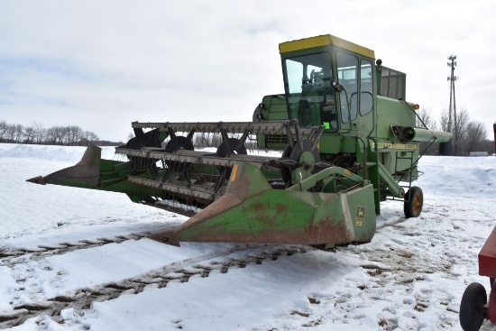 John Deere 3300 Combine, Diesel, 18.4x26 Rubber,