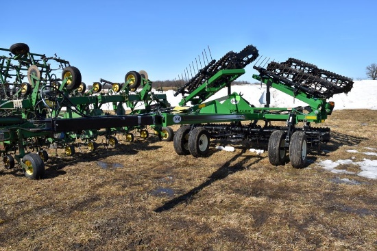 J&M TF212 Torsion Flex Double Twist Harrow, Rolli