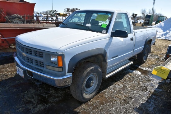 1998 Chevy 3500 Cheyenne Pickup, 183,674 Miles, 4