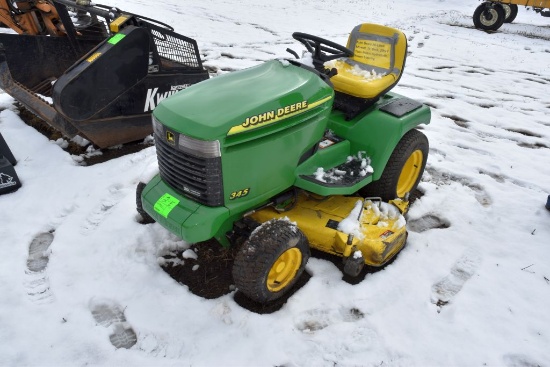 John Deere 345 Lawn Mower, 54" Deck, 20hp V Twin