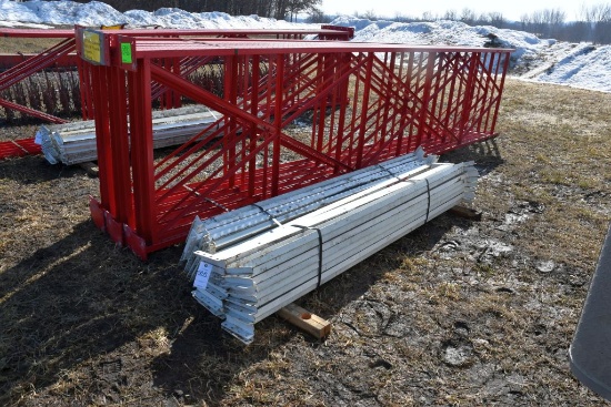 18' x 48" Pallet Racking 6 Uprights 18' Tall and