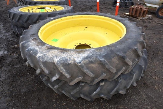 (2) Goodyear 380/90R54 Rear Tires On John Deere R