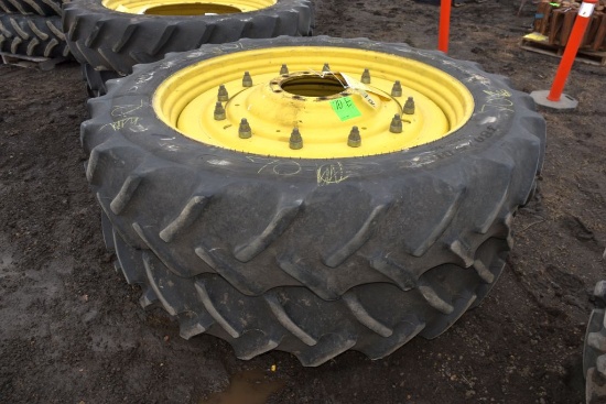 (2) Goodyear 380/90R50 Rear Tire On John Deere Ri