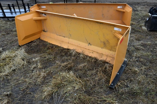 New/Unused 8' Snow Pusher, Metal Cutting Edge, Un