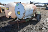 500 Gallon Fuel Tank On Single Axle Trailer, With