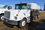 1995 White GMC Tender Truck, Tandem Axle With Pus