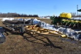 Keller Pull Type 60' Rotary Hoe On Hydraulic Cart