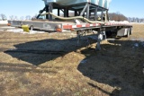 1998 East Flat Deck All Aluminum Semi Trailer, 48