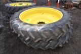 (2) Goodyear 380/90R54 Rear Tires On John Deere R