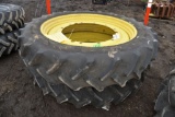 (2) Goodyear 380/90R50 Rear Tire On John Deere Ri
