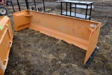 New/Unused 10' Snow Pusher, Metal Cutting Edge, U