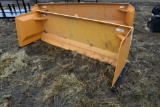 New/Unused 8' Snow Pusher, Metal Cutting Edge, Un
