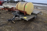Chloride Applicator On Single Axle Trailer, 500 G