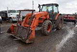 Kubota M126 GX MFWD Tractor With Kubota LA2254 Hy