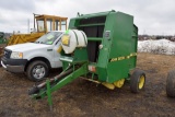 John Deere 335 Round Baler, 4x4 Bales, Preserve T