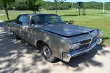 1965 Chrysler Crown  Imperial 4 Door Car, 62,391 Miles, Original Miles, Vinyl Top, Black Leather Int