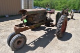 Oliver 60 Row Crop Tractor, Clam Fenders, Narrow Front, 9x36 Tires, Parts Tractor, PTO, Inside Rear
