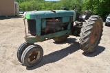 Oliver 77 Row Crop Tractor, Clam Fenders, Narrow Front, Gas, 15.5x38 Tires, PTO, Single Hydraulic, R