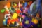 Large Assortment Of Plastic Kids Toys, Restaurants