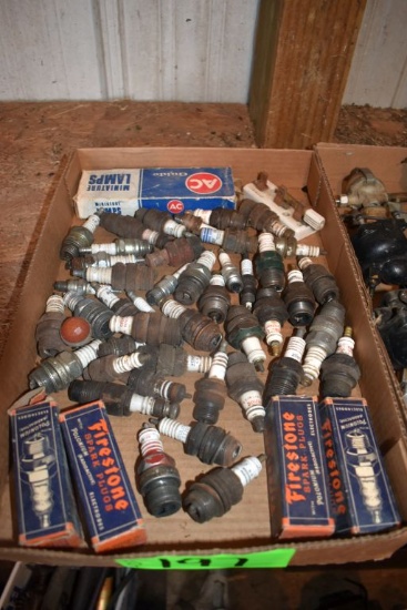 Assortment Of Champion, Firestone, Autolite Sparkplugs