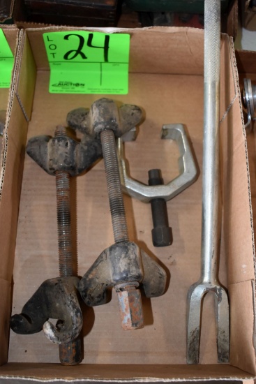 Ball Joint Tool, Pickle Fork, And Spring Compressors
