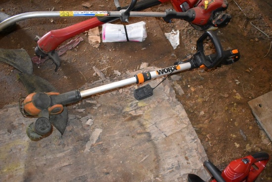 Worx Electric Weed Whip, With Battery And Charger