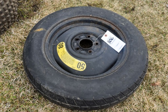155/90D16 Tire On 5 Bolt Rim