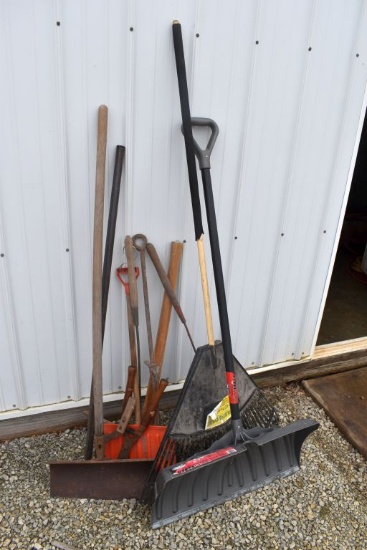 Assortment Of Forks And Shovels