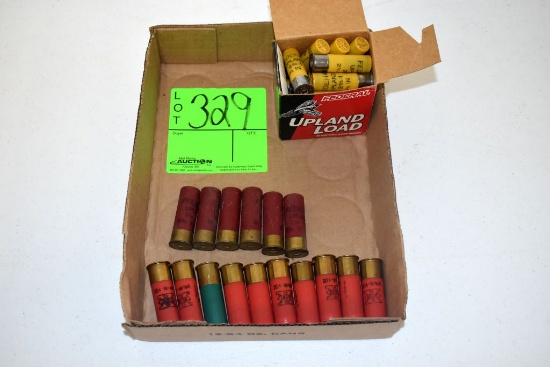 (6) 12 Guage Birdshot, Rounds, (10) 12 Guage Slug Rounds, 2 3/4, (21) 20 Guage 4 Shot Birdshot Round