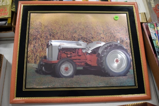 Framed Print Of Ford NAA Jubilee Tractor