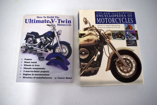 Hard Cover Motorcycle Book, Paperback Motorcycle Book